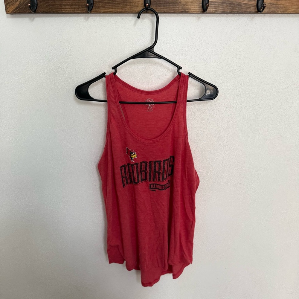 Threads 4 Thought Red Graphic ISU Redbirds Tank Top